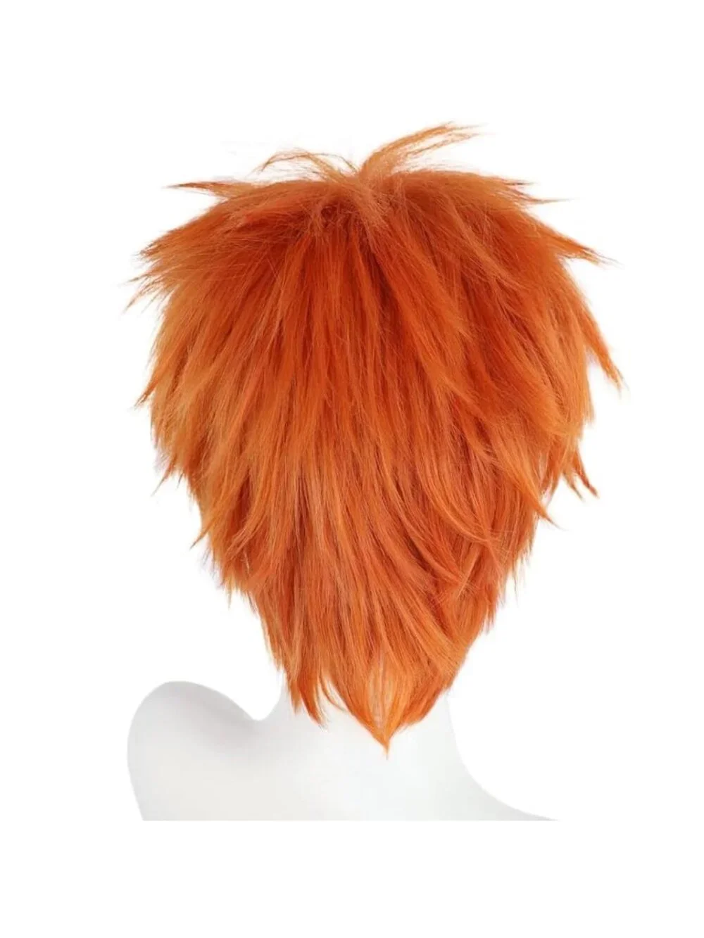 Men's Lime Green Synthetic Fiber Short Blonde Golden Cosplay Modern Wigs